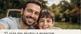 Imagem ilustrativa de pai e filho